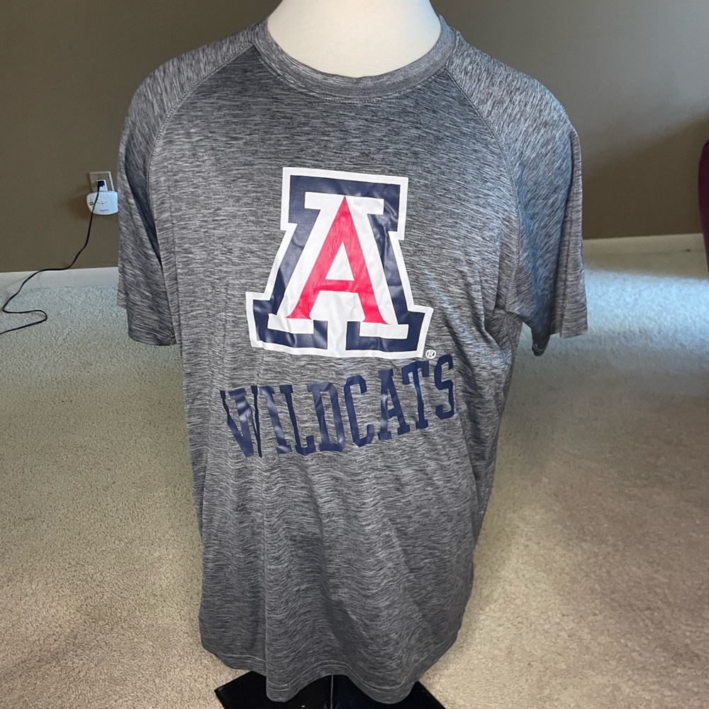 Arizona College printed onto gray Xl T-shirt